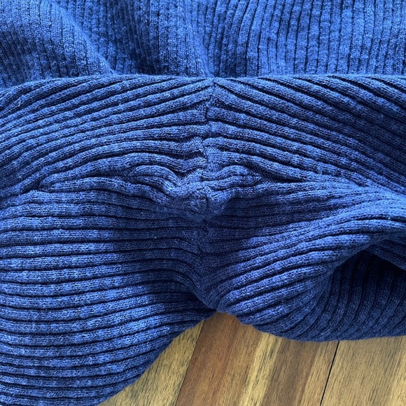 Free People beach sweater knit blue joggers - Picture 6 of 13